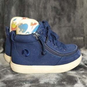 Billy Classic DIR  High II Navy Blue Kids Sneakers with White Soles